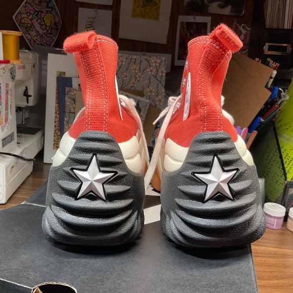 Converse Run Star Motion CX platform sneaker mens 9.5 womens 11 orange high top - Picture 12 of 17